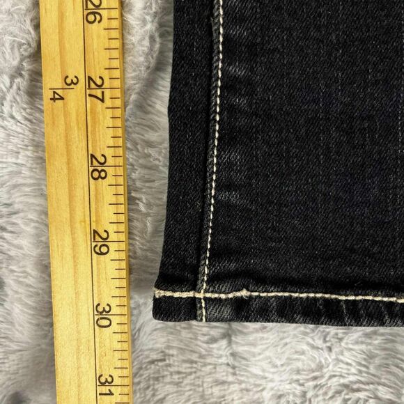 Hincapie Jeans Women 8 R Bootcut Dark Wash Stretch Denim Embroidered Western NWT - Picture 12 of 13